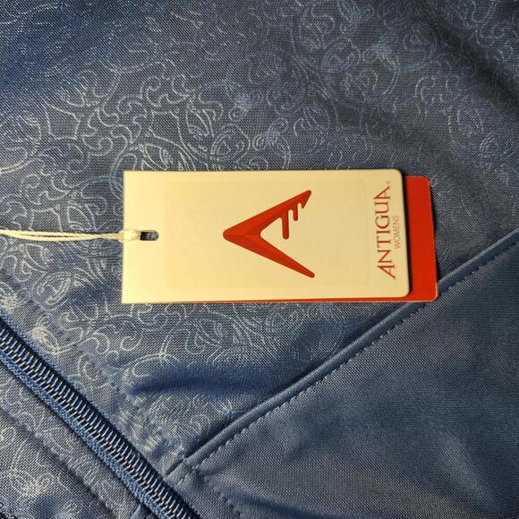 NWT Antigua Women’s Performance Jacket - Stylish Blue Athletic Wear L - Picture 8 of 9
